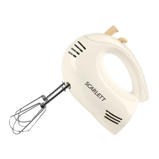 Scarlett SC-1046 Quick Start Manual