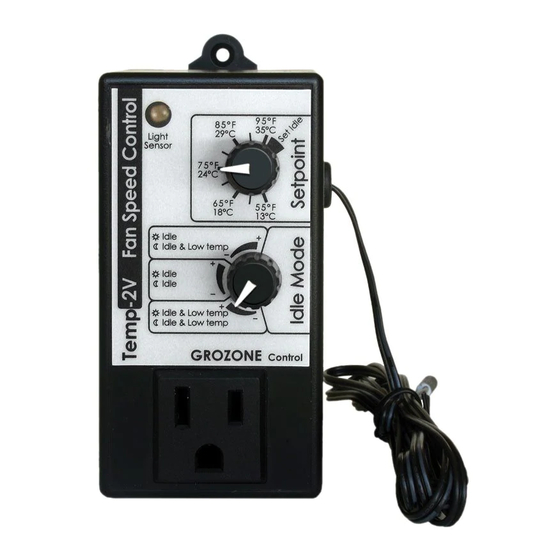 Grozone Control TV2 Troubleshooting Manual