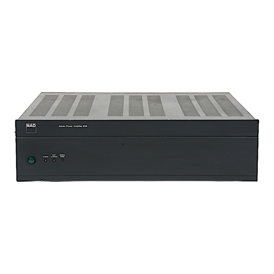 NAD 214 Service Manual