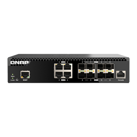 QNAP QSW-M3212R-8S4T Quick Installation Manual