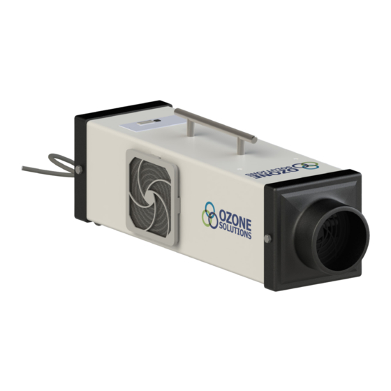 Ozone Solutions DR-10 Installation & Operation Manual