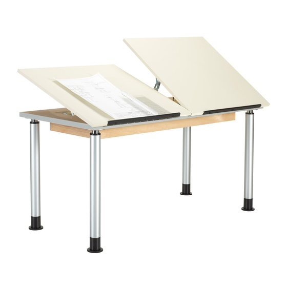 DIVERSIFIED SPACES UPLIFT! DRAWING TABLE ALTD1 Series Assembly Instructions Manual