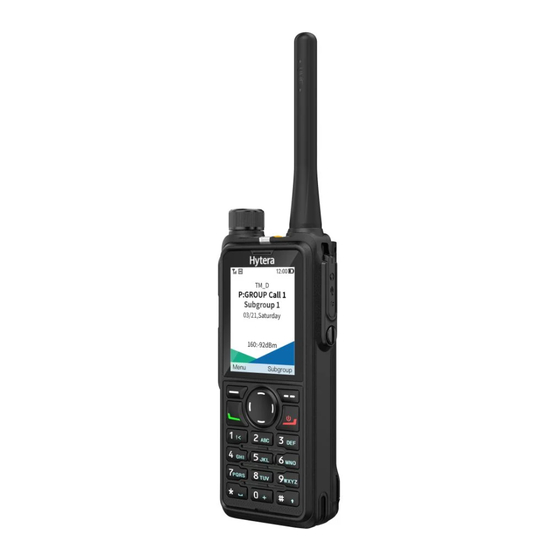 Hytera HP78 Series User Manual