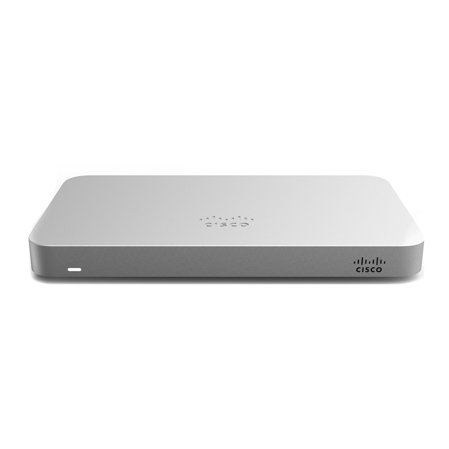 Cisco Meraki MX64 Manual | ManualsLib