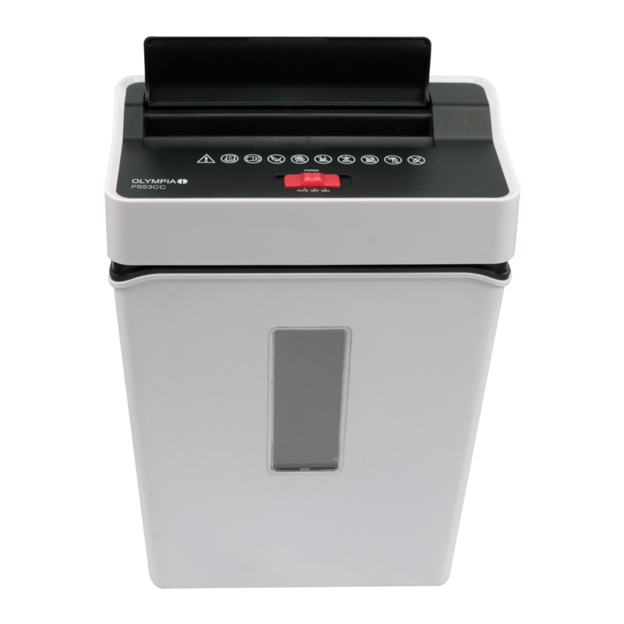 Olympia PS 53 CC Manual