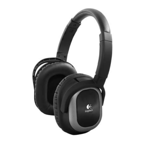 Logitech 980409-0403 - Noise Canceling Headphones Quick Start Manual