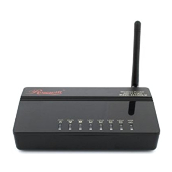 Rosewill RNX-N400LX User Manual