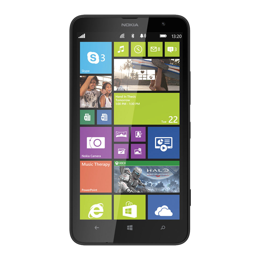 Nokia Lumia 1320 Quick Start Manual