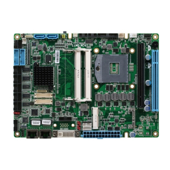 Aaeon PCM-QM77 Manual