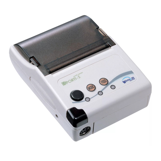 WOOSIM PORTI-S Operator's Manual