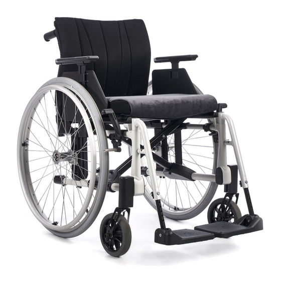Etac Crissy Series Folding Wheelchair Manuals