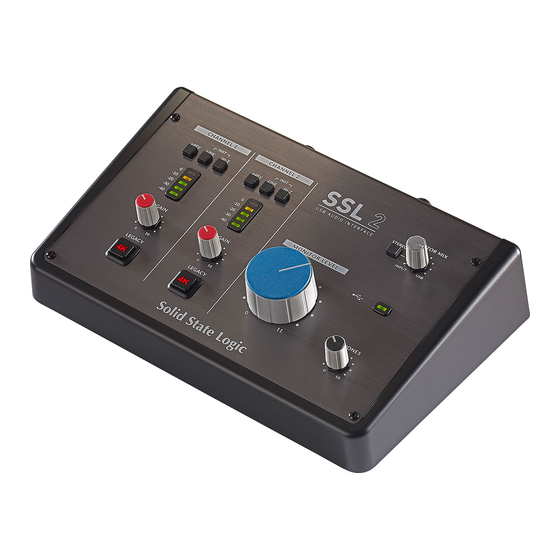 Solid State Logic SSL 2 User Manual
