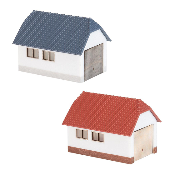 Faller 2 GARAGES Quick Start Manual