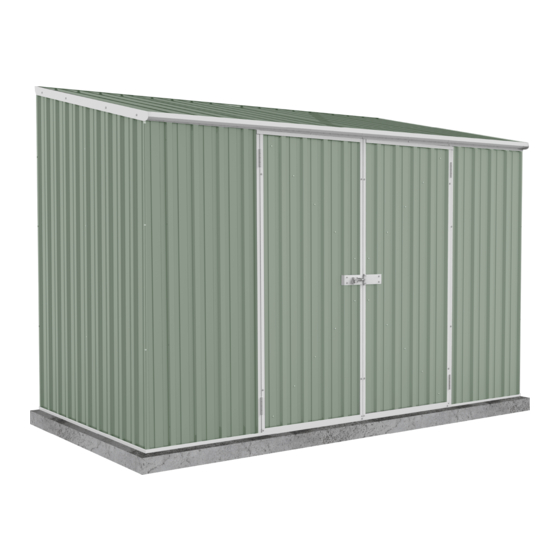 ABSCO SHEDS 30152SECOK Assembly & Instruction Manual