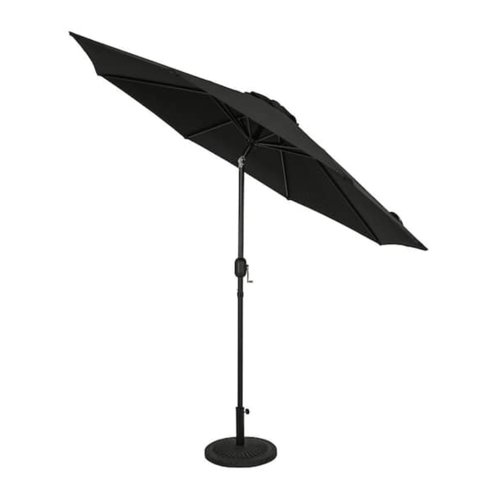 Island Umbrella TRINIDAD II Assembly Instructions Manual
