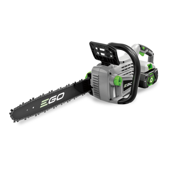 Ego Power+ CS1401E Manuals