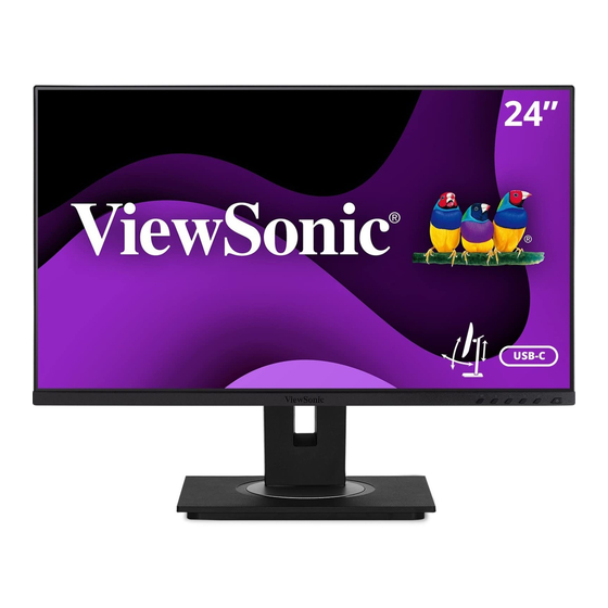 ViewSonic VG2456a Monitor Manuals
