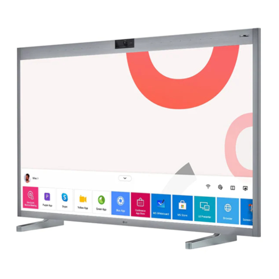 LG LG-55CT5WJ Digital Signage Display Manuals