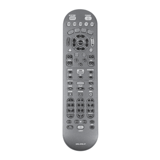 Universal Remote Control CLIKR-5 UR5U-8700 Operating Instructions