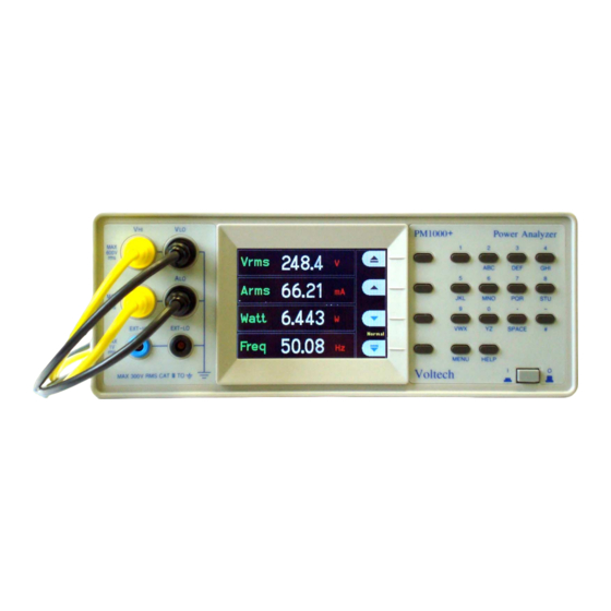 Voltech PM1000+ User Manual