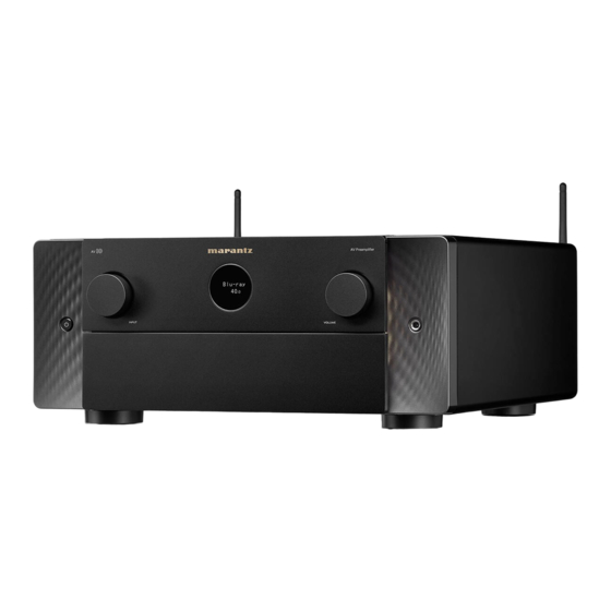 Marantz AV 10 Owner's Manual