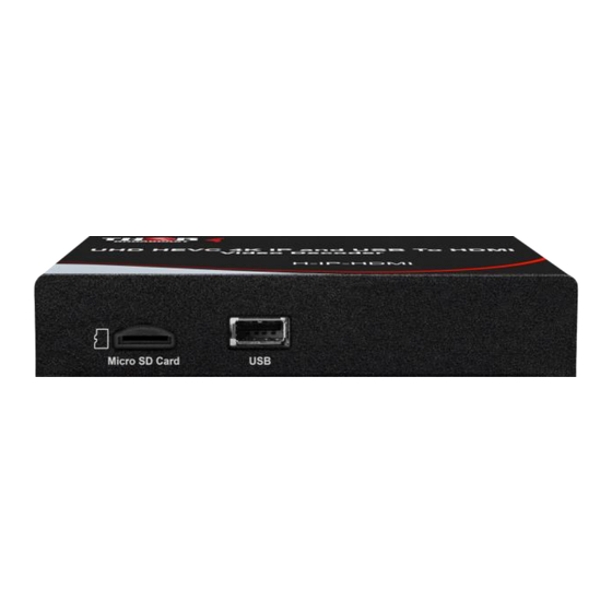 Thor Broadcast H-IP-HDMI User Manual
