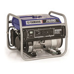 Yamaha EF2600J - Generator - 2600 Maximum AC Output Owner's Manual