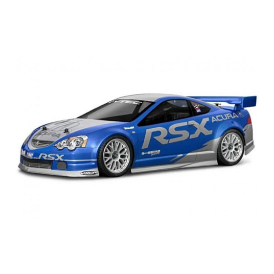 REVELL Acura RSX Type S Assembly Manual