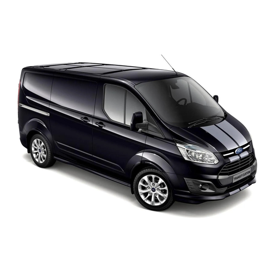 Ford TOURNEO CUSTOM Quick Reference Manual