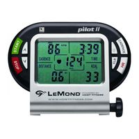 LeMond Pilot II Instruction Manual