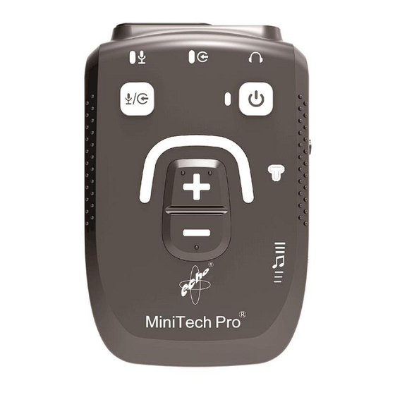 Echo MiniTech Pro Instruction Manual