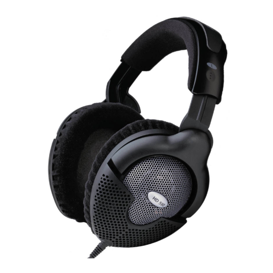 Sennheiser HD 590 Prestige Instructions For Use Manual