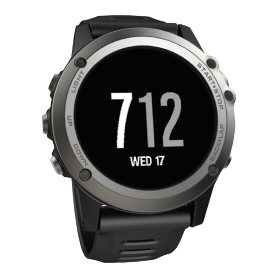 Garmin fenix 3 Quick Start Manual