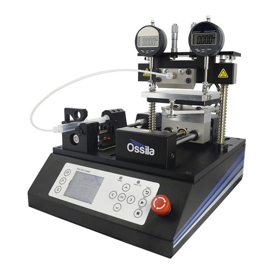 Ossila Slot-Die Coater User Manual