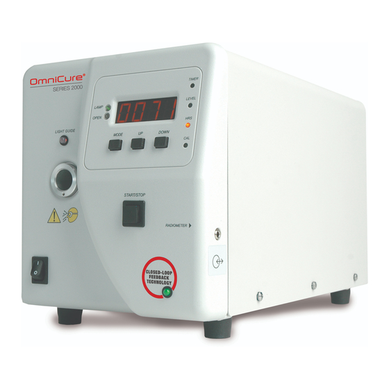 Lumen Dynamics Group OmniCure 2000 Series Quick Start Manual