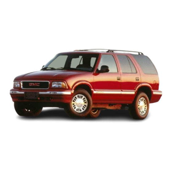 GMC 1996 Jimmy Owner's Manual