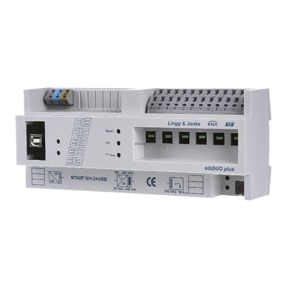 Lingg & Janke KNX eibDUO NTA6F16H-2 User Manual