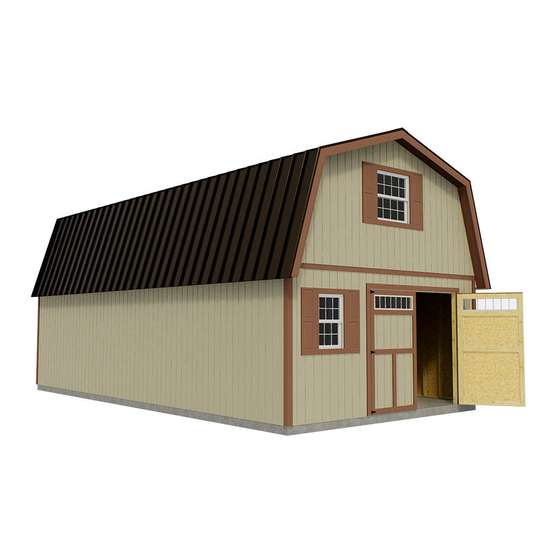 Sentry Buildings Virginia 16x24 Manuals