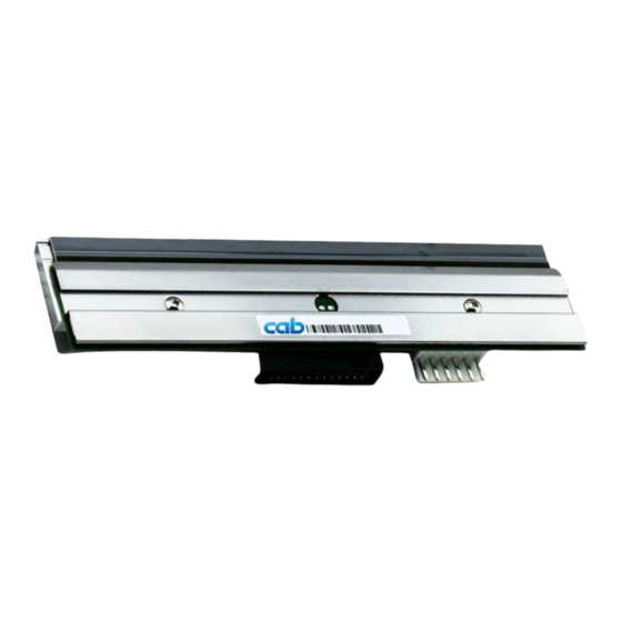 CAB A6+ Printhead Replacement Instructions