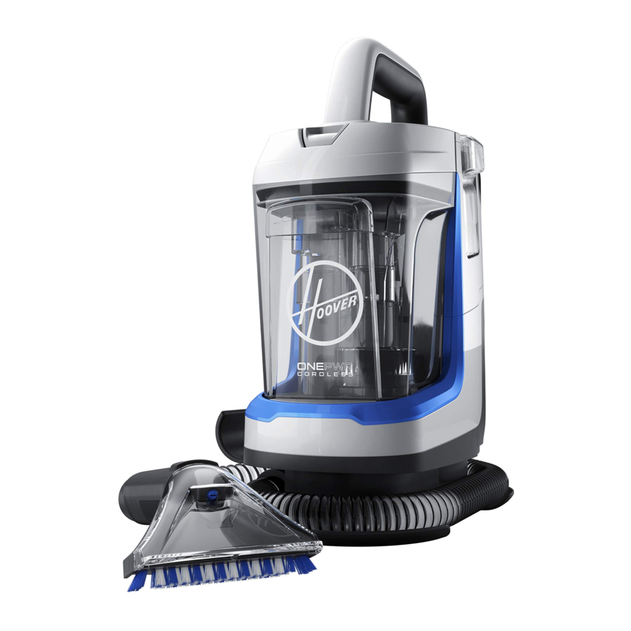 Hoover SPOTLESS GO BH12000, BH12010, BH12001 - Carpet Cleaner Manual