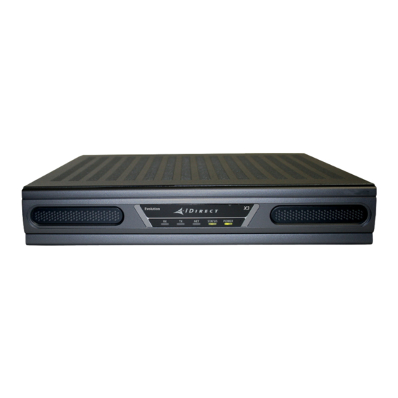 iDirect Evolution X3 Installation And Safety Manual