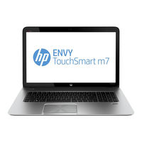 HP ENVY TouchSmart Notebook Maintenance And Service Manual