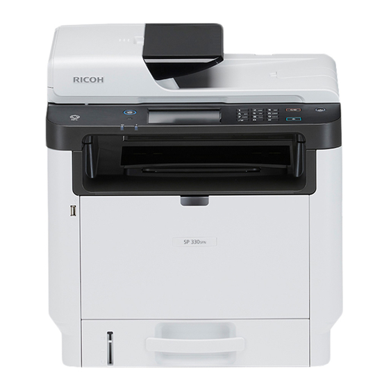 Ricoh SP 330SN User Manual