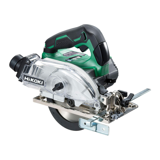User Manuals: HIKOKI C3605DYA 36V Circular Saw