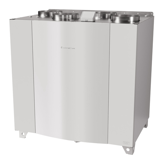 SystemAir SAVE VTR 700 User Manual