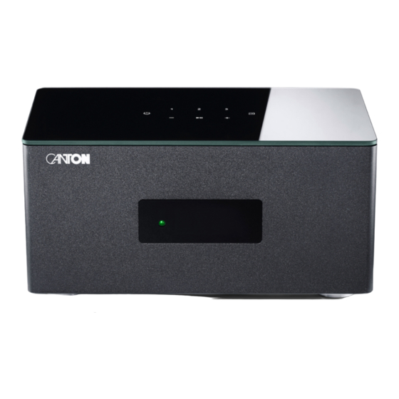 Canton Smart Amp 5.1 Operating Instructions Manual