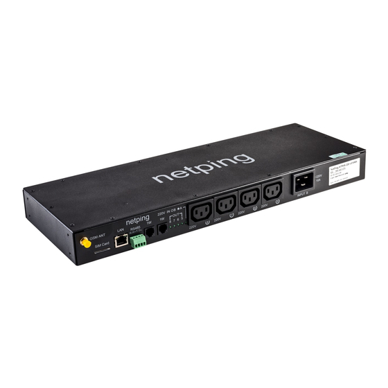 NetPing 8/PWR-220 v4/SMS User Manual