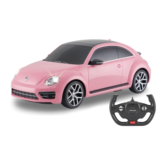 Jamara VW Beetle Instructions Manual