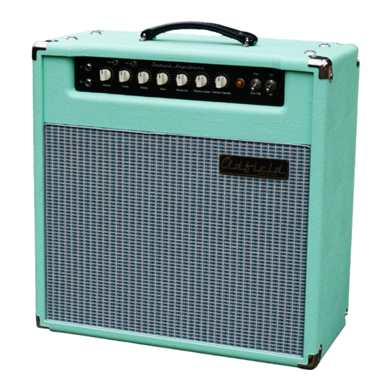 Oldfield Amplifiers Troubadour User Manual