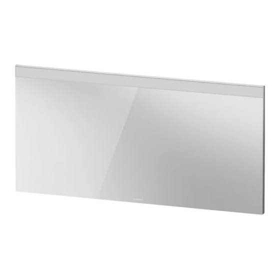 DURAVIT LM 7850 Mounting Instructions